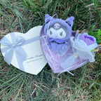 Kawaii Plush Gift Box – Kuromi My Melody Hello Kitty Heart Box Gift Set - Christmas - Plushie - 8