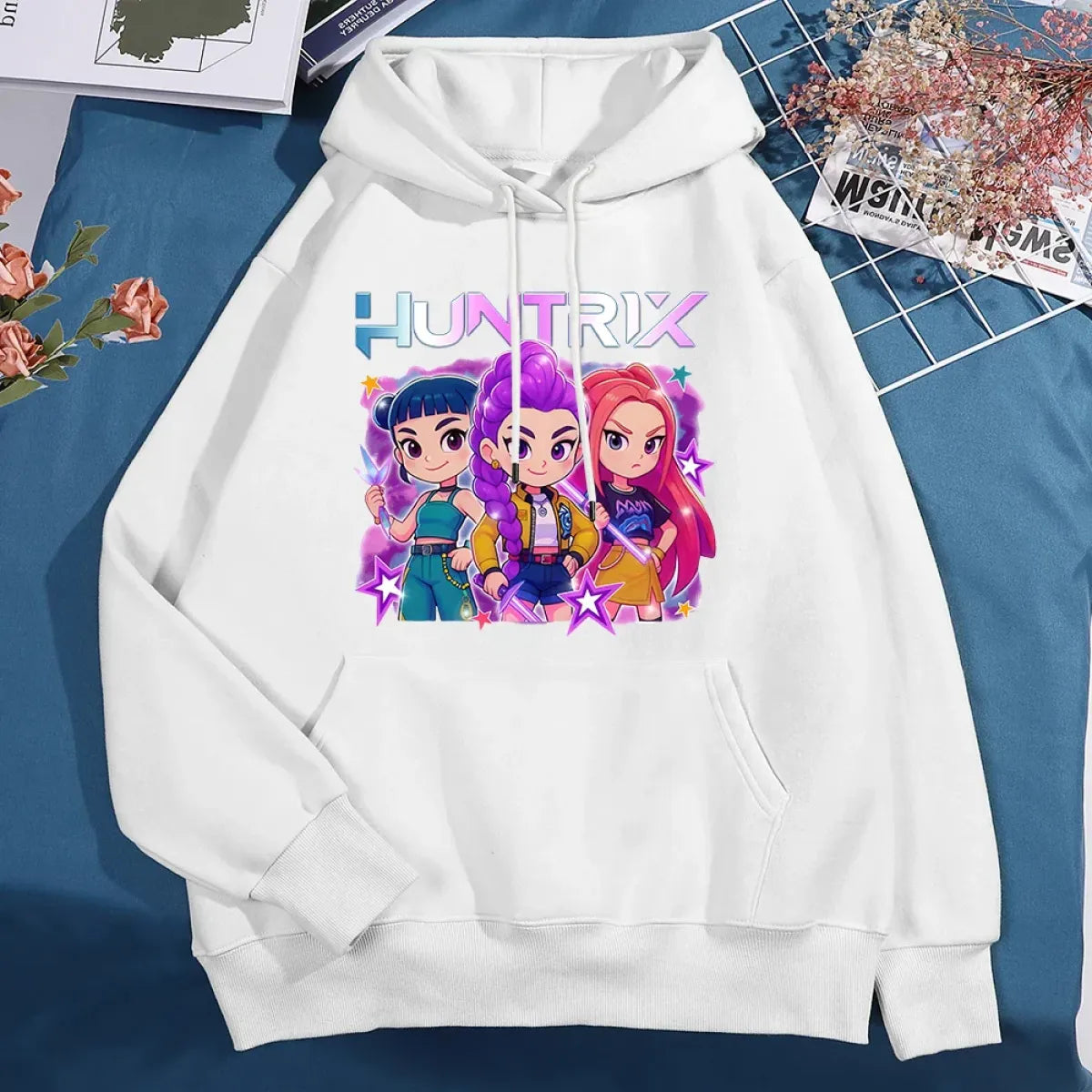 Kawaii Huntrix Girl Power Hoodie - Hoodies & Sweatshirts - Hoodie - 4