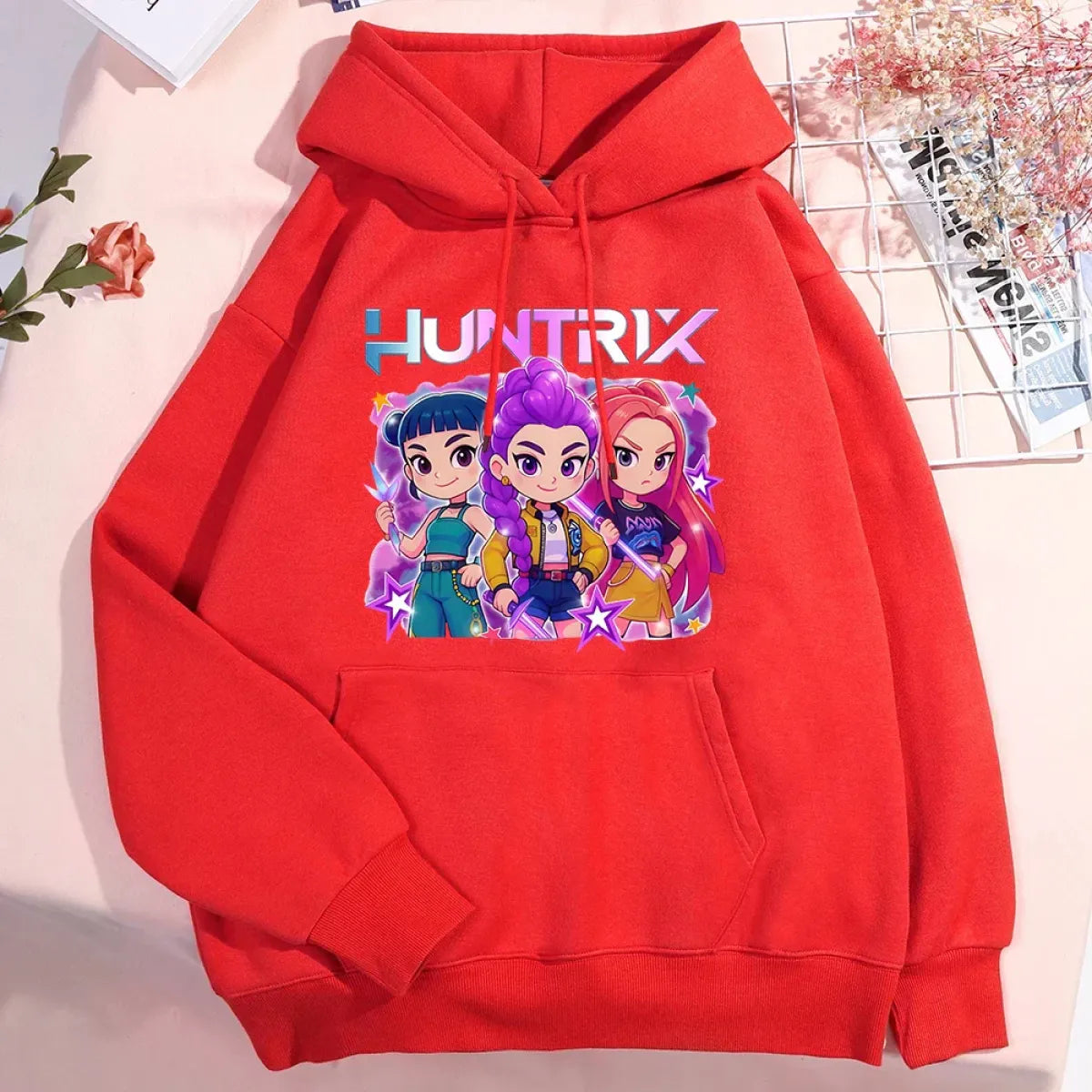 Kawaii Huntrix Girl Power Hoodie - Hoodies & Sweatshirts - Hoodie - 7