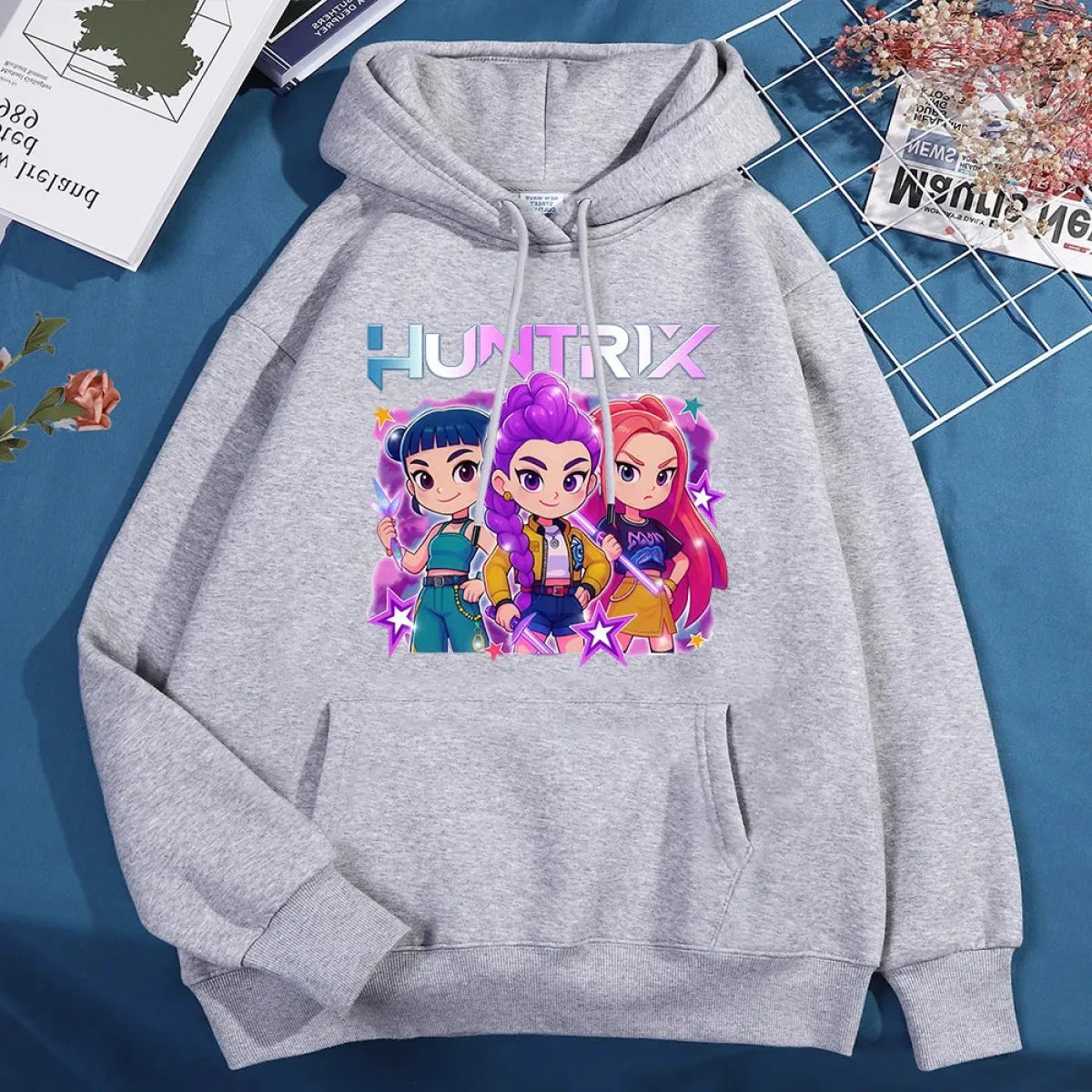 Kawaii Huntrix Girl Power Hoodie - Hoodies & Sweatshirts - Hoodie - 8