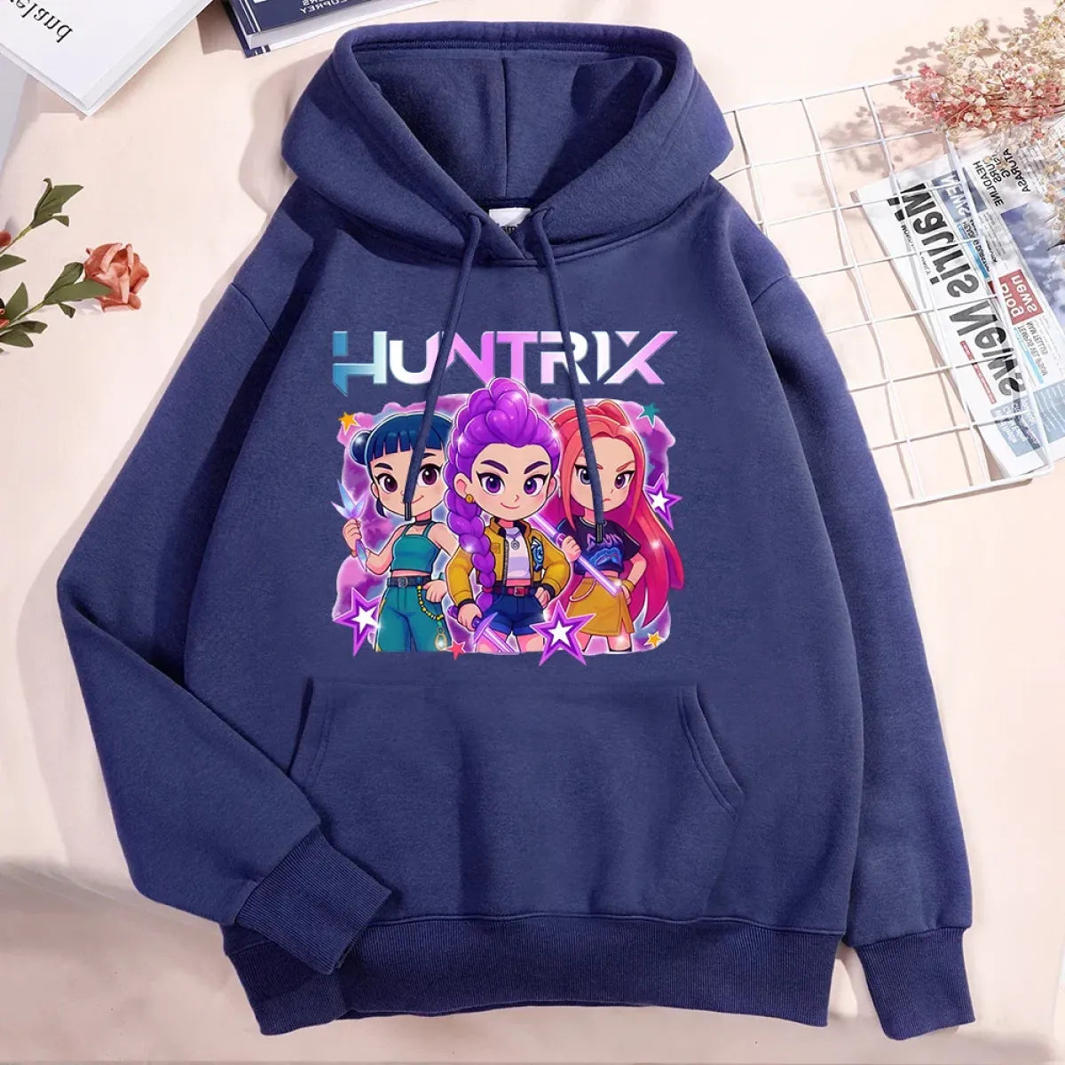 Kawaii Huntrix Girl Power Hoodie - Hoodies & Sweatshirts - Hoodie - 9