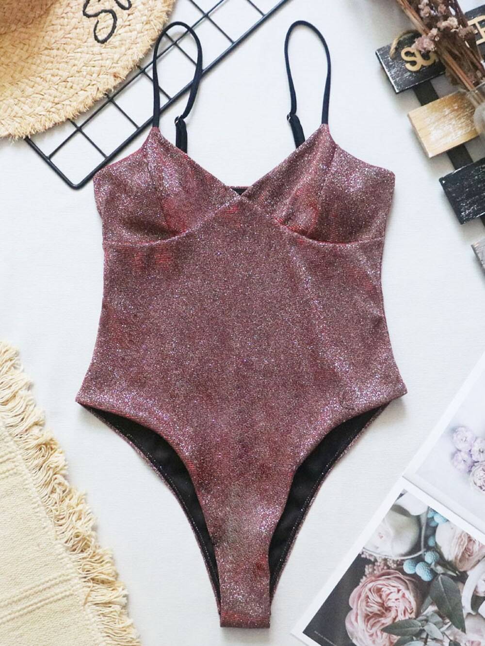 Glitter One-piece Swimsuits - Style 5 / M - Women’s Clothing & Accessories - Shirts & Tops - 26 - 2024