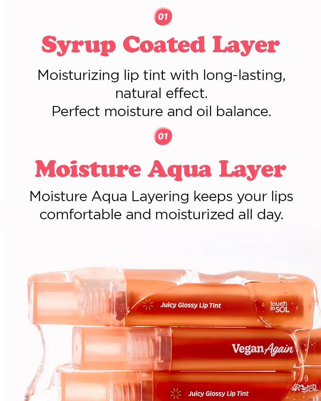 Vegan Again Juicy Glossy Lip Tint Balm