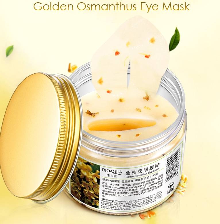 Gold Osmanthus Collagen Eye Patches 80 Pcs Set - Skin Care - Health & Beauty - 6 - 2024