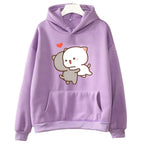 Peach & Goma Mochi Cat Love Hoodie - Women’s Clothing & Accessories - 4