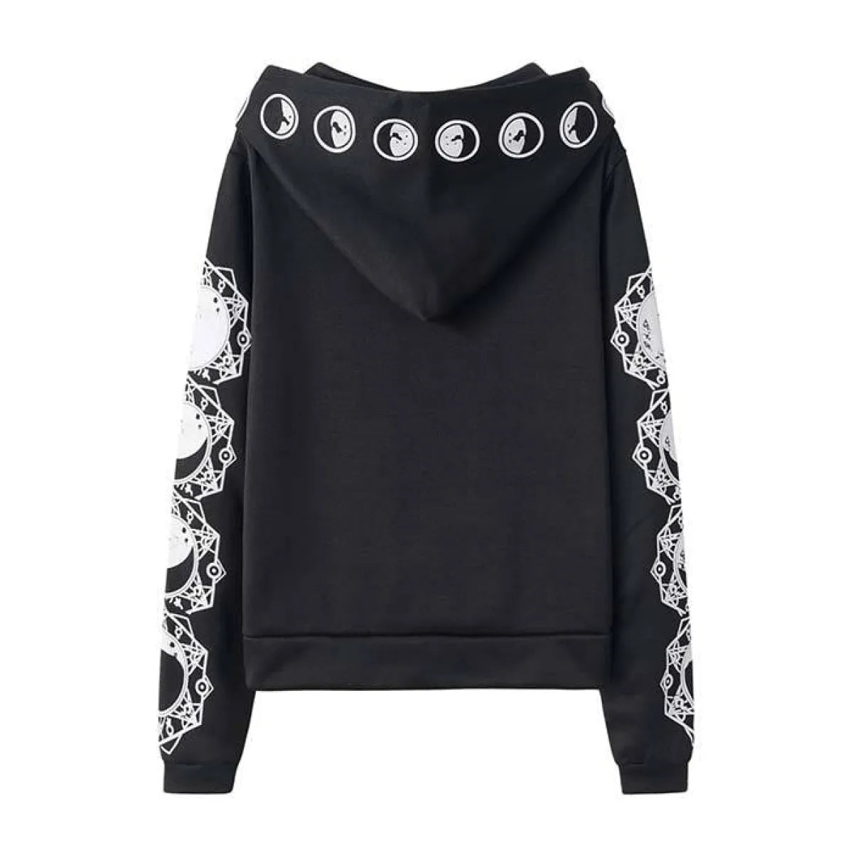 Goth Lunar Hoodie - Women’s Clothing & Accessories - 12