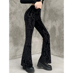 Gothic Chic Flared Pants - Bottoms - 2