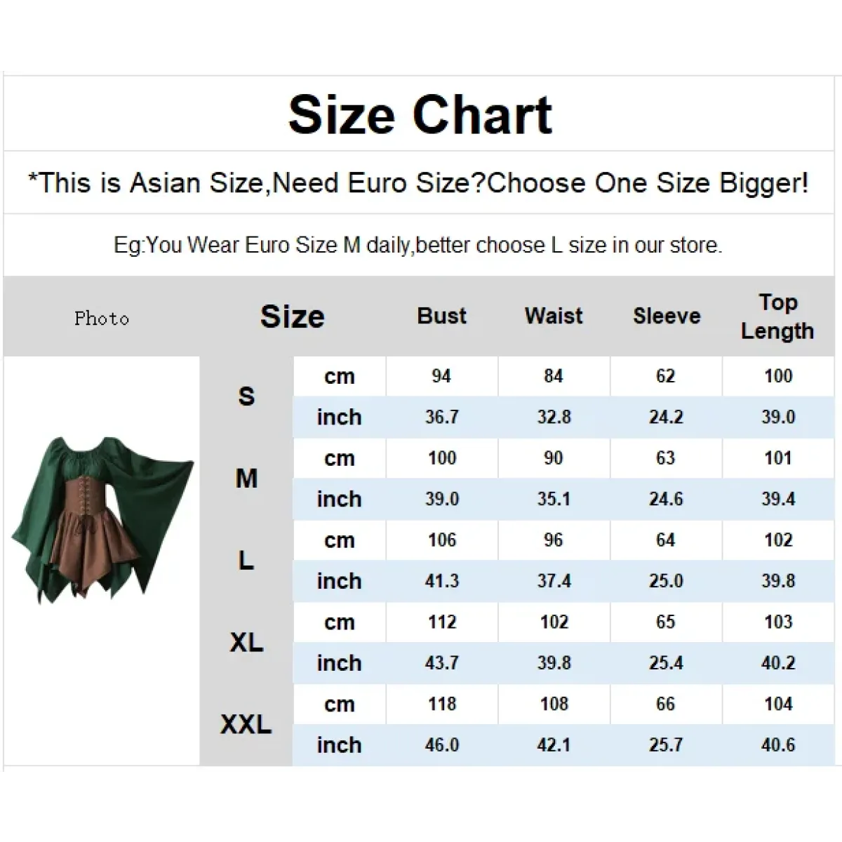 Gothic Elf Corset Dress – Medieval Fairy Lolita Cosplay - All Dresses - Sets - 4