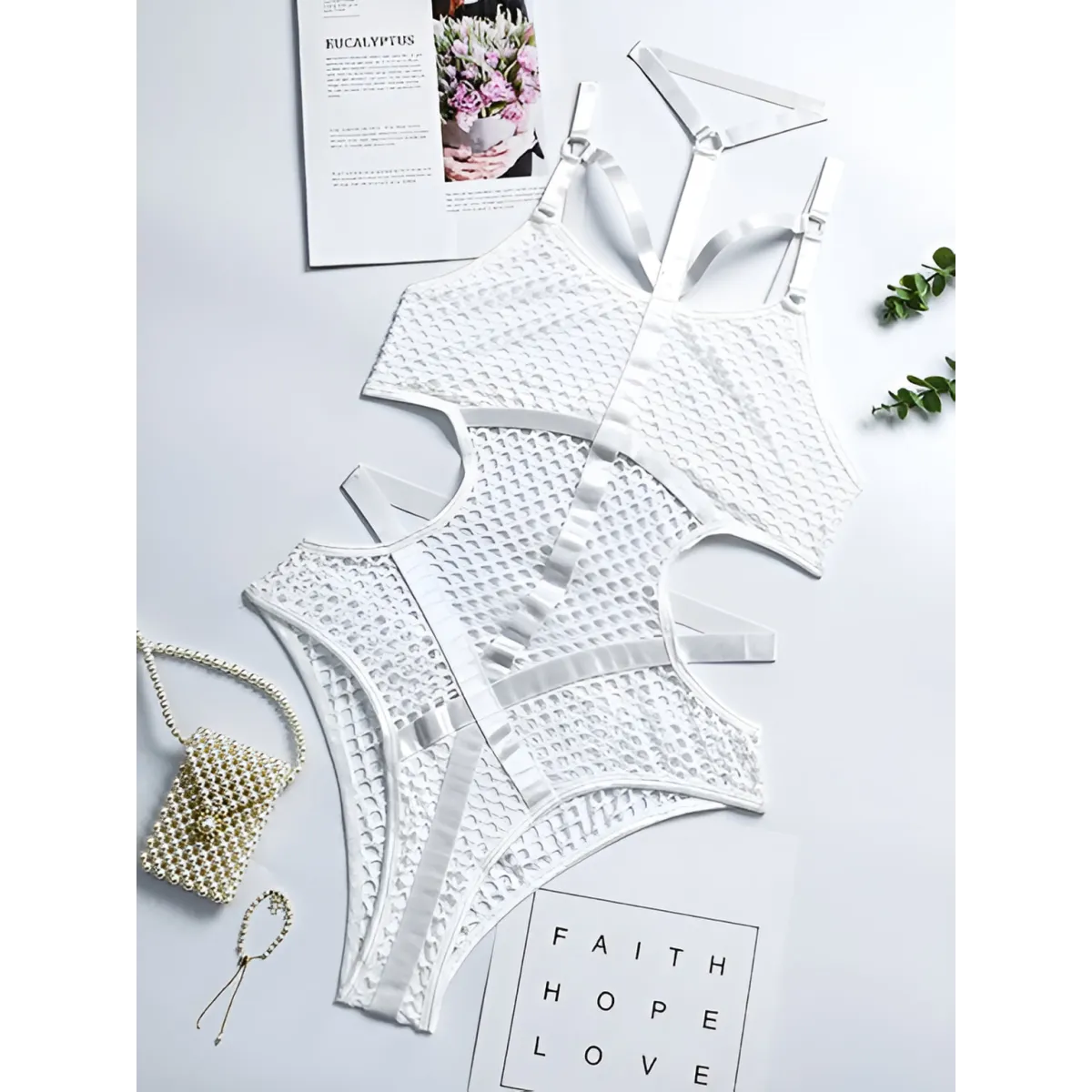 Gothic Fishnet Bodysuits - Women’s Clothing & Accessories - 12