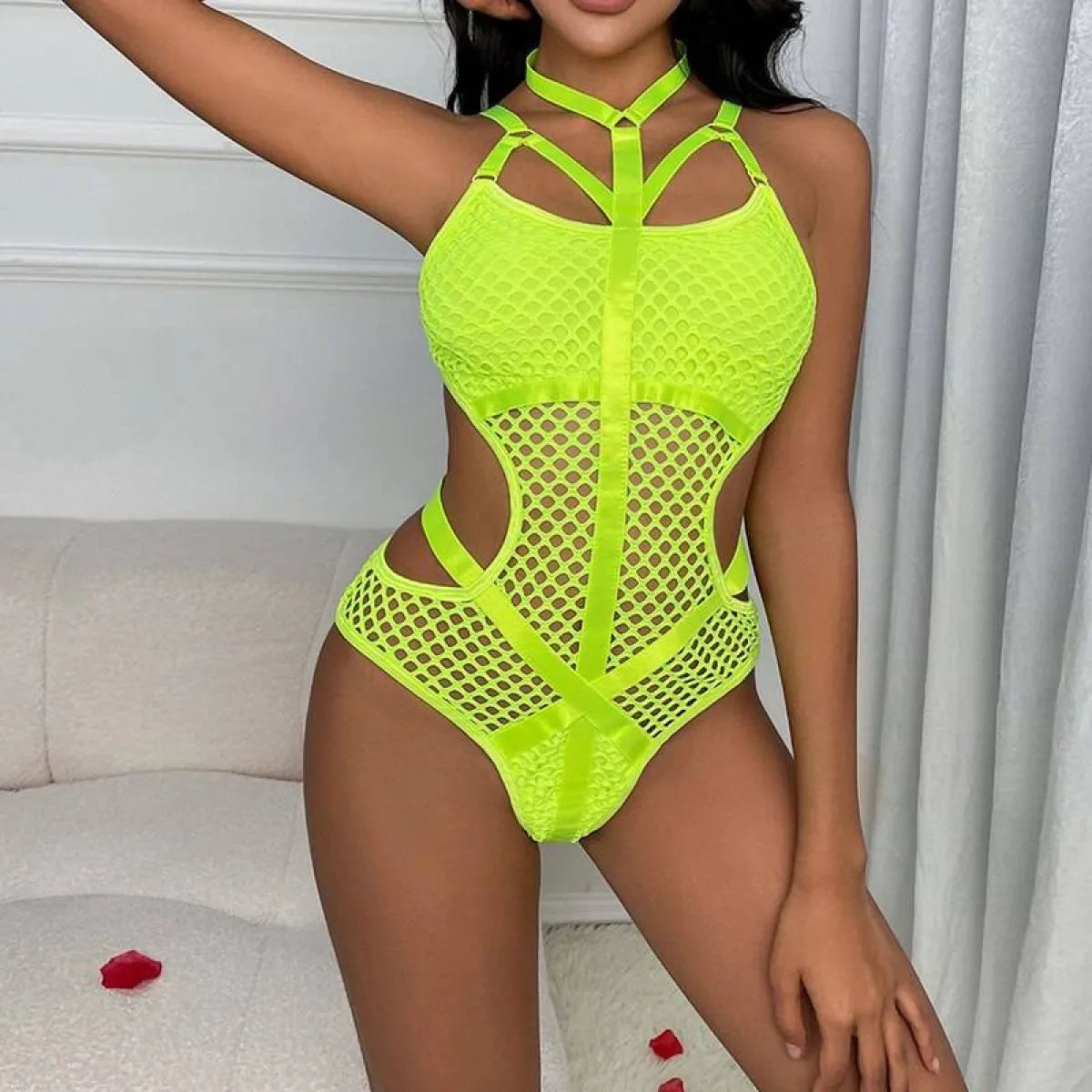 Gothic Fishnet Bodysuits - Women’s Clothing & Accessories - 65