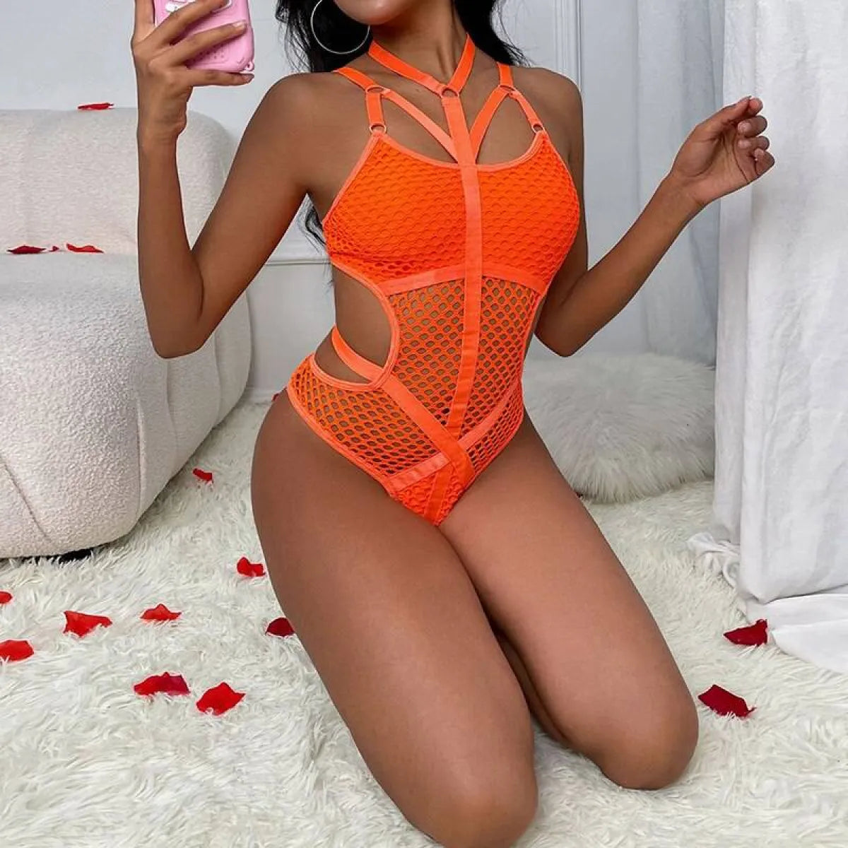 Gothic Fishnet Bodysuits - Women’s Clothing & Accessories - 74