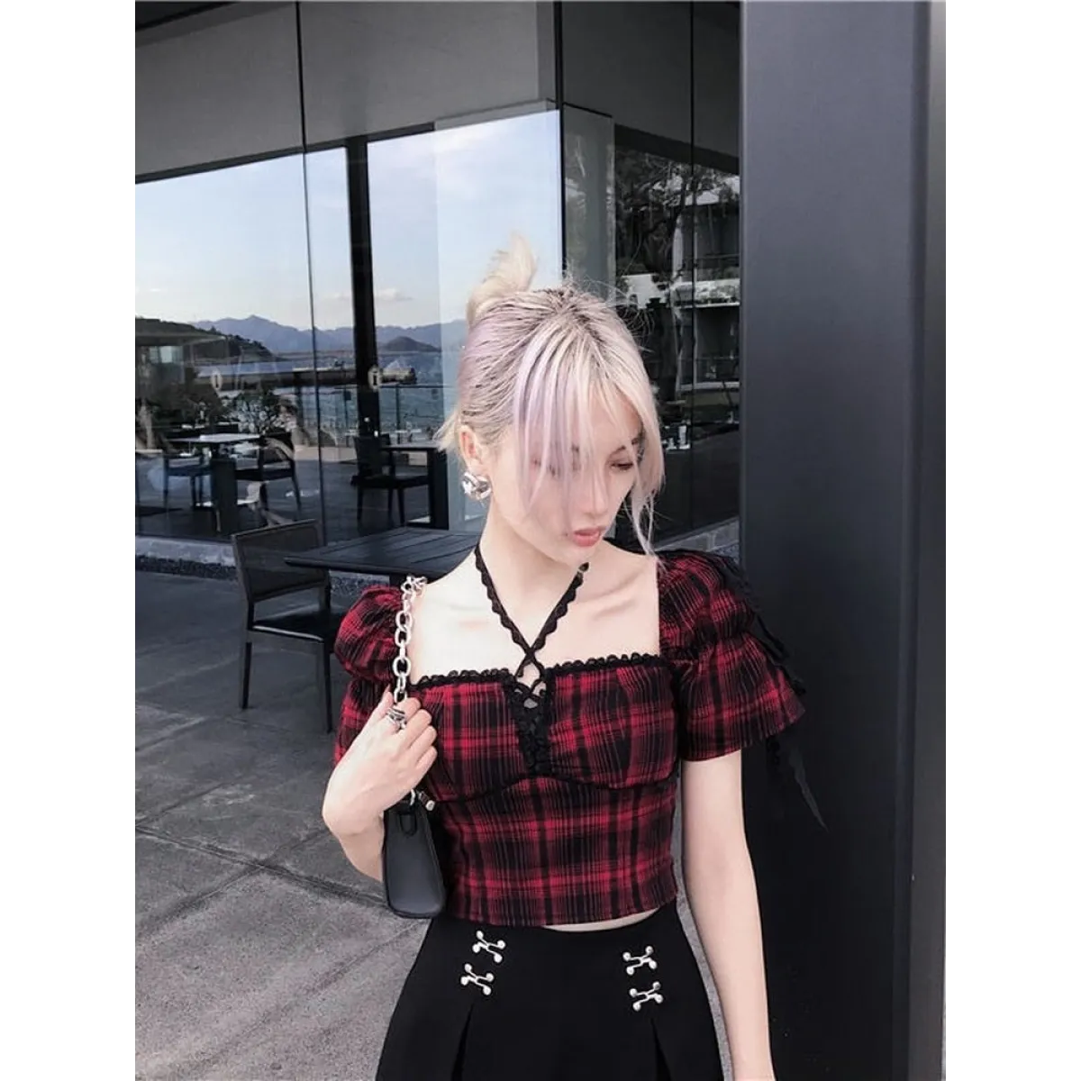 Gothic Harajuku Crop T-shirts - T-Shirts - 6