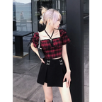 Gothic Harajuku Crop T-shirts - T-Shirts - 7