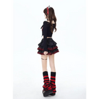 Ruffle Mini Skirt – Gothic Harajuku Y2K Emo Aesthetic - Bottoms - Skirts - 4