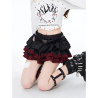 Ruffle Mini Skirt – Gothic Harajuku Y2K Emo Aesthetic - Bottoms - Skirts - 6