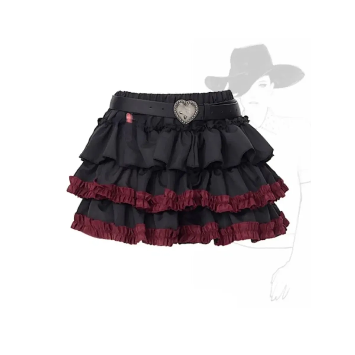 Ruffle Mini Skirt – Gothic Harajuku Y2K Emo Aesthetic - Bottoms - Skirts - 7