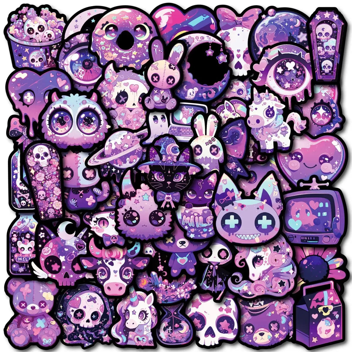 Gothic Horror Stickers Set - 🎃 Spooky Season 🎃 - Stickers - 1