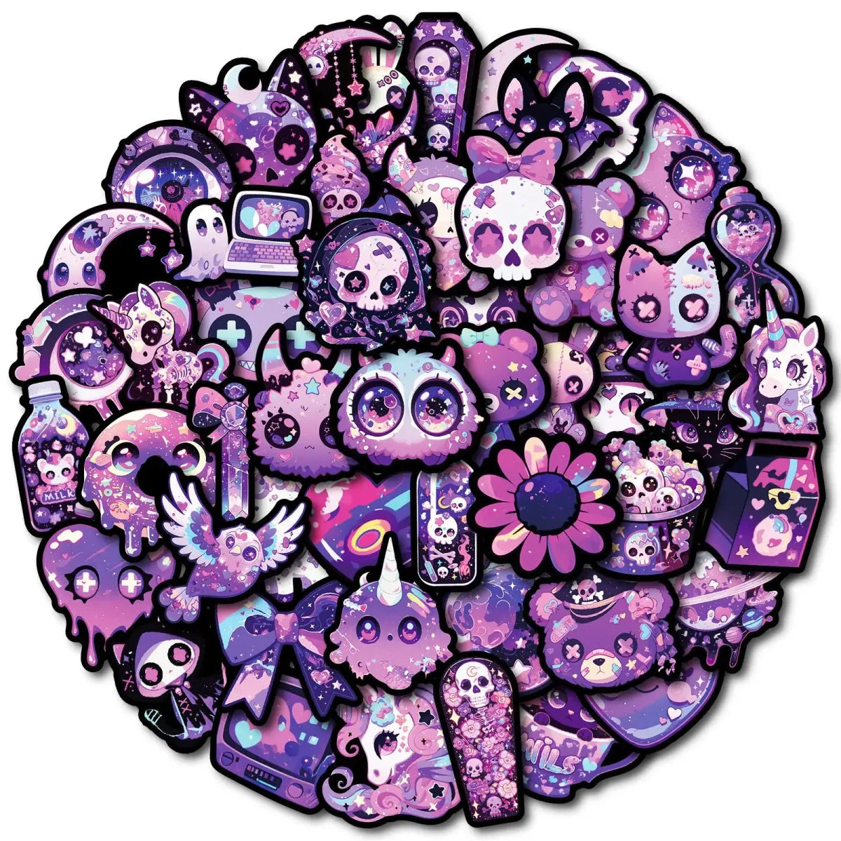 Gothic Horror Stickers Set - Stationery & More - Stickers - 2