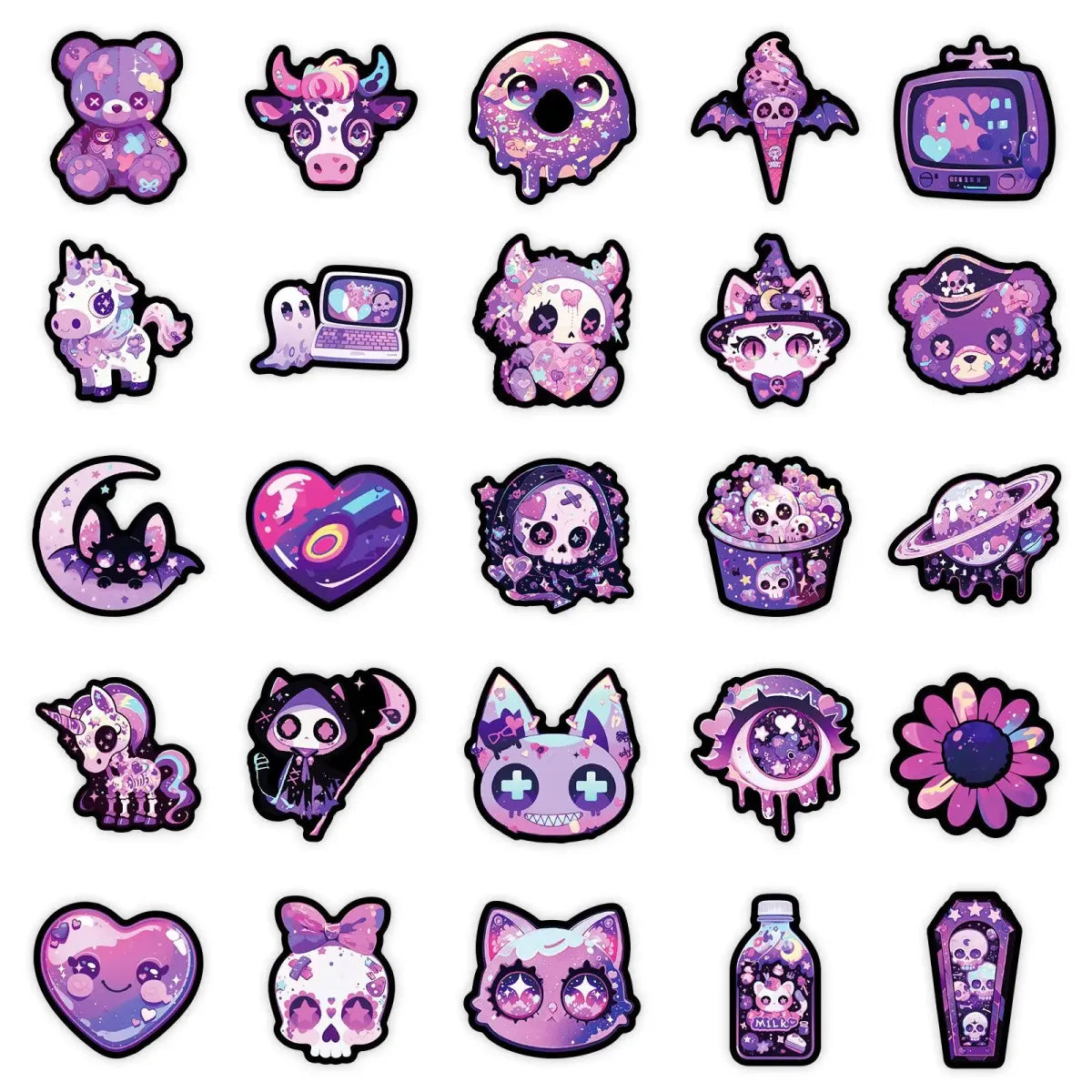 Gothic Horror Stickers Set - Stationery & More - Stickers - 5