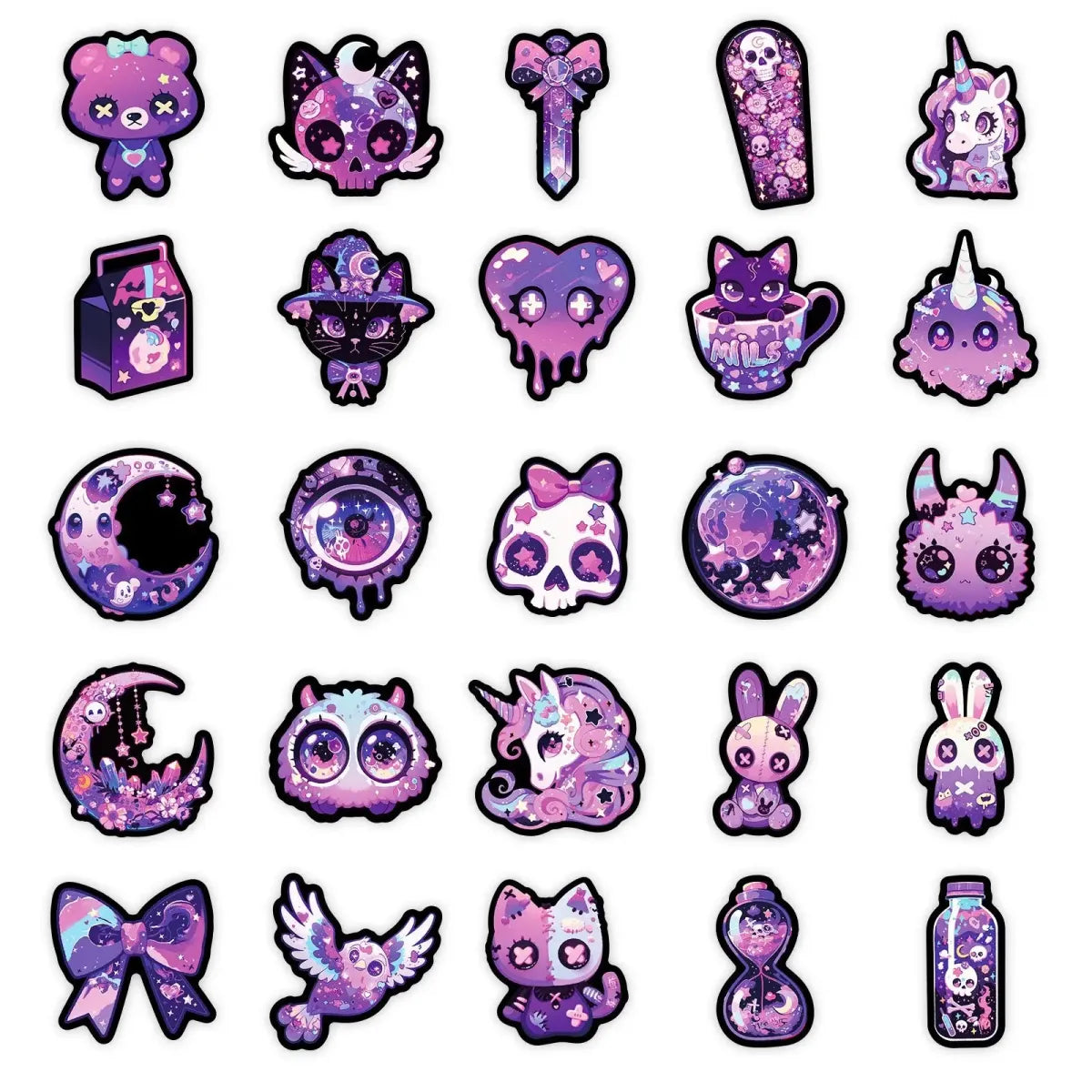 Gothic Horror Stickers Set - Stationery & More - Stickers - 6