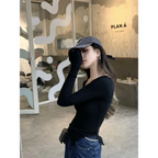 Gothic Irregular Hem Long Sleeve Top - T-Shirts - T-Shirts - 7