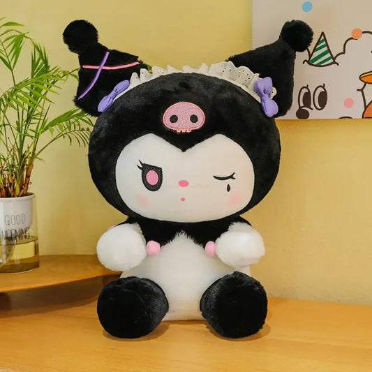 Gothic Kuromi Jumbo Plush Toy - Sanrio - Plushie - 7