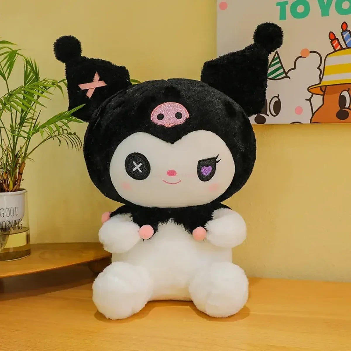 Gothic Kuromi Jumbo Plush Toy - Sanrio - Plushie - 8