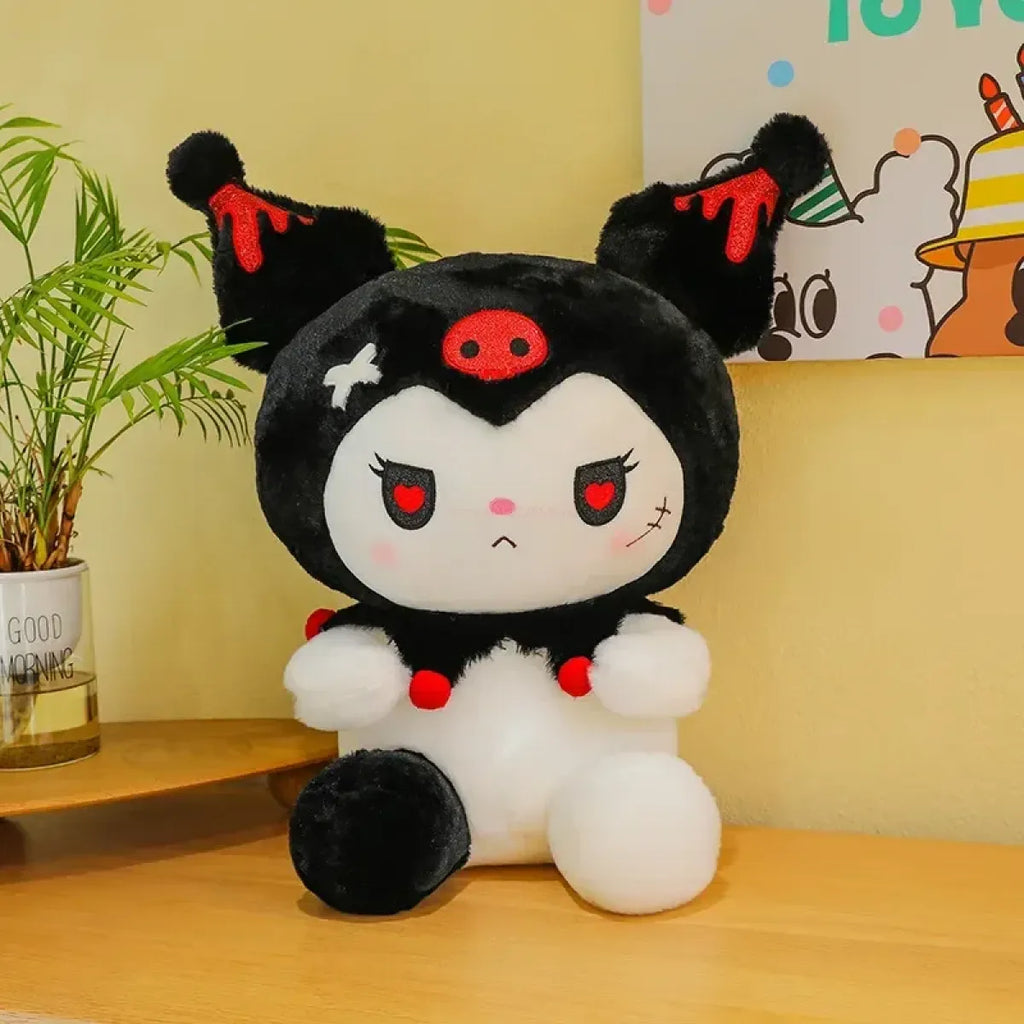Gothic Kuromi Jumbo Plush Toy - Sanrio - Plushie - 9