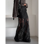 Gothic Lace Maxi Skirt - Bottoms - Skirts - 1