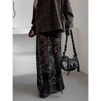 Gothic Lace Maxi Skirt - Bottoms - Skirts - 3