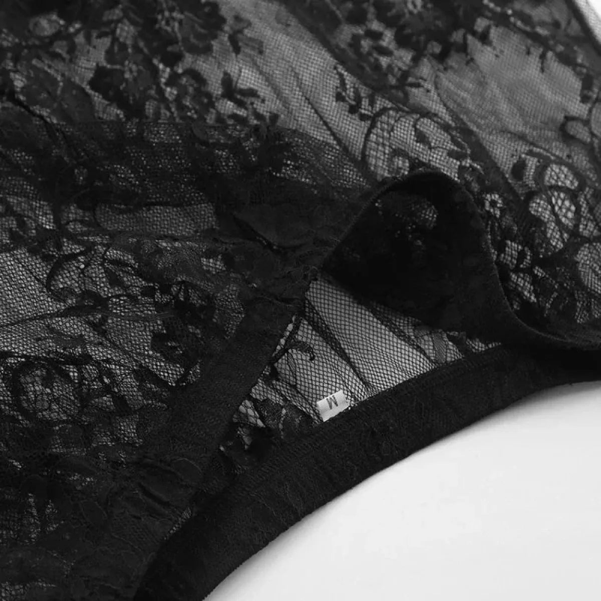 Gothic Lace Maxi Skirt - Bottoms - Skirts - 5