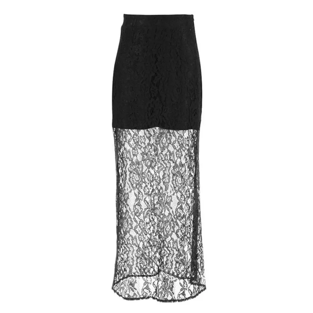 Gothic Lace Maxi Skirt - Bottoms - Skirts - 6