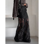 Gothic Lace Maxi Skirt - Bottoms - Skirts - 7
