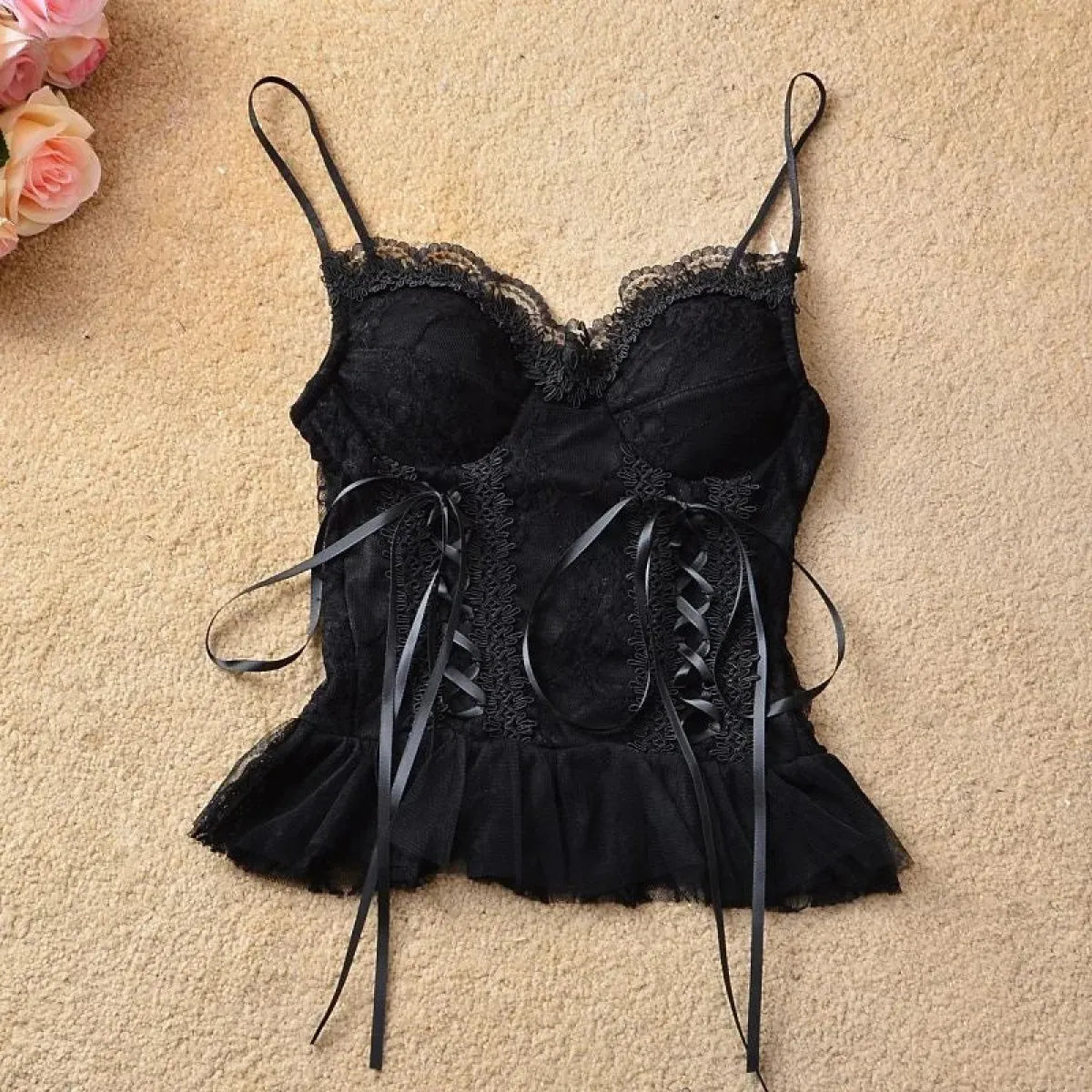 Gothic Lace Ruffle Skirt - Best Sellers - Skirts - 11