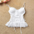 Gothic Lace Ruffle Skirt - Bottoms - Skirts - 12