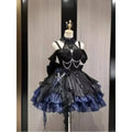 Fairy Ruffle Bow High-Low Gothic Lolita JSK Dress - All Dresses - Lolita Dress - 4