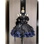 Fairy Ruffle Bow High-Low Gothic Lolita JSK Dress - All Dresses - Lolita Dress - 4