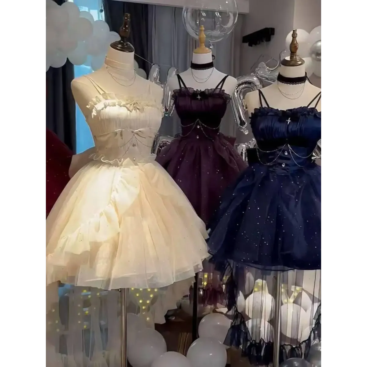 Ruffled Bow Gothic Lolita Princess JSK Dress - All Dresses - Lolita Dress - 2