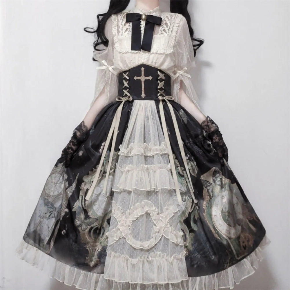 Kawaii Butterfly Princess Lolita Set - All Dresses - 1