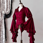 Gothic Lolita Flare Sleeve Victorian Blouse - Women’s Clothing & Accessories - Blouse - 5