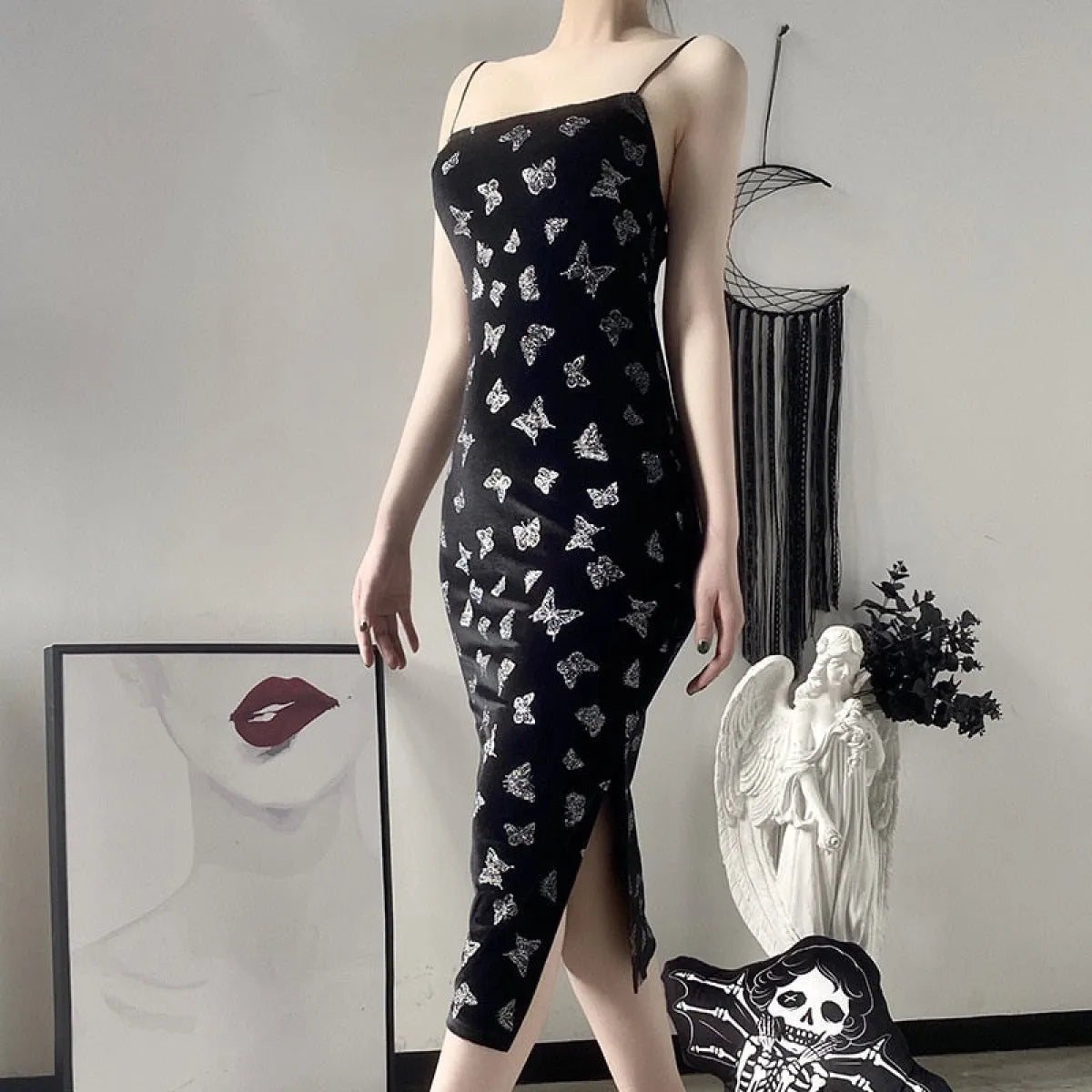 Black Gothic Lolita Midi - Best Sellers - 1