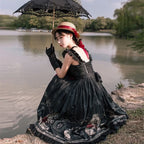 Gothic Lolita Print Dress - All Dresses - Dress - 8