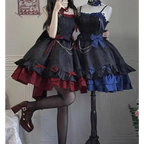 Dark Victorian Gothic Lolita Rose Dress - All Dresses - 4