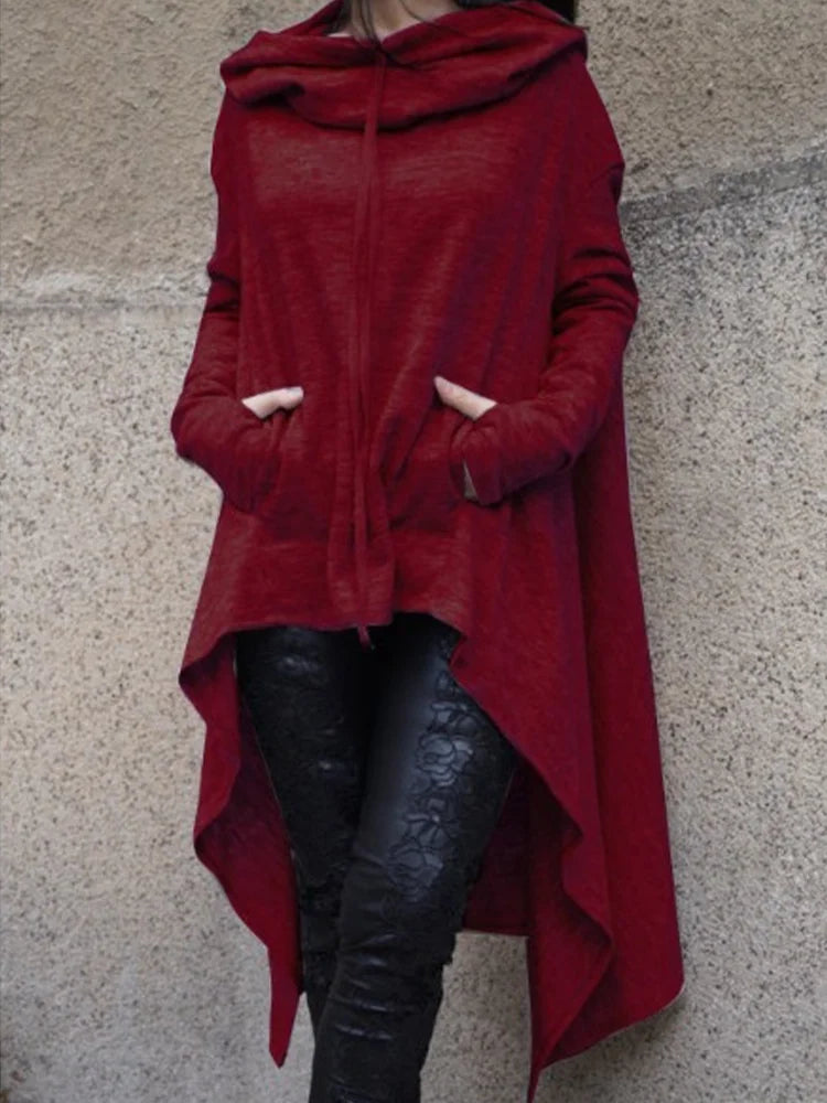 Gothic Oversized Hoodie - Red / S / CN - Hoodies & Sweatshirts - Shirts & Tops - 1 - 2024