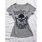 Gothic Punk Skull Print Tee – Y2K Vintage Slim Fit Top - T-Shirts - Short - Round - T-Shirts - 8