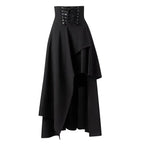 Gothic Steampunk Bustle Skirt – Victorian Corset Punk Style - Bottoms - Skirts - 9