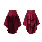 Gothic Steampunk Bustle Skirt – Victorian Corset Punk Style - Bottoms - Skirts - 15