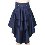 Gothic Steampunk Bustle Skirt – Victorian Corset Punk Style - Bottoms - Skirts - 13