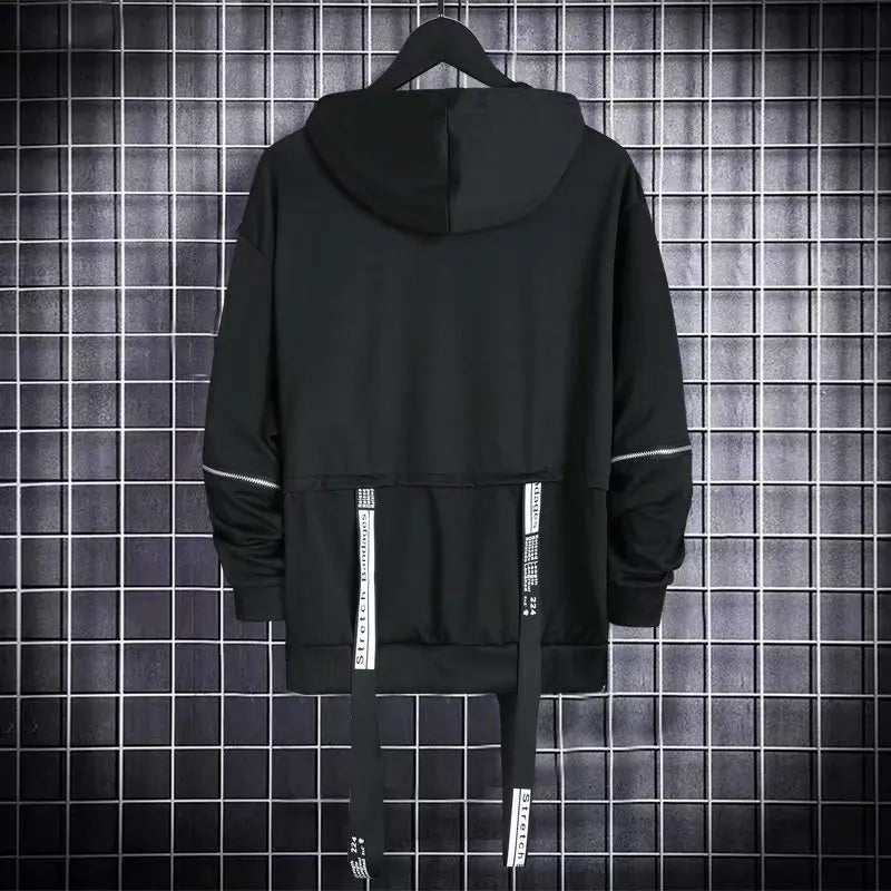 Gothic Techwear Black Hoodie - Hoodies & Sweatshirts - Shirts & Tops - 2024 - 6