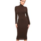 Gothic Turtleneck Bodycon Dress - All Dresses - bodycon - 11